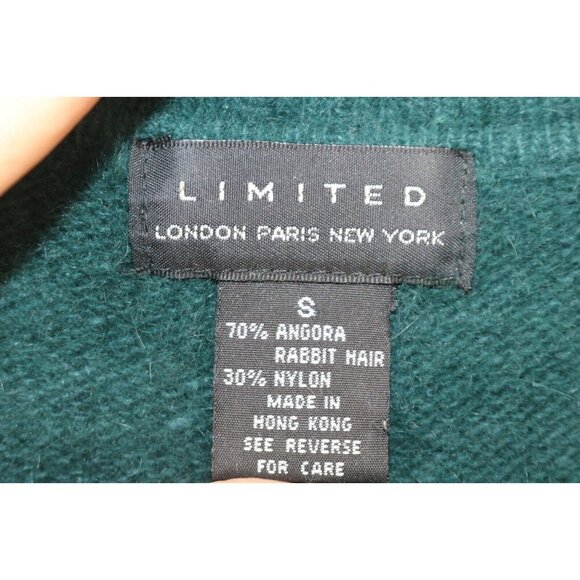 Limited London Paris NY Angora Rabbit Short Sleeve Sweater-Size Small-Soft - Picture 4 of 8